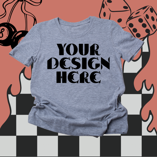 Grey Tshirt Yallternative Mockup